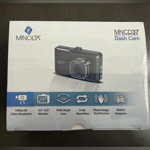 Minolta Dash Cam with Black Design
